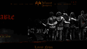 What Hollywoodvampires.com website looked like in 2021 (3 years ago)
