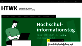 What Htwk-leipzig.de website looked like in 2021 (3 years ago)