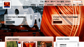 What Hindalco.com website looked like in 2021 (4 years ago)