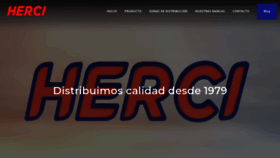 What Herci.es website looked like in 2021 (3 years ago)