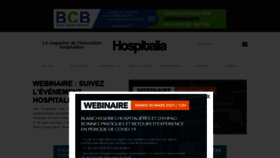 What Hospitalia.fr website looked like in 2021 (3 years ago)