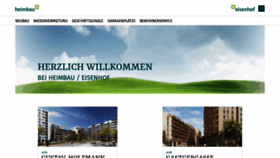 What Heimbau.at website looked like in 2021 (3 years ago)