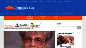 What Hernandosun.com website looked like in 2021 (3 years ago)