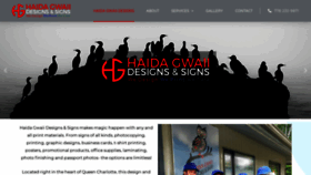 What Haidagwaiidesigns.ca website looked like in 2021 (3 years ago)
