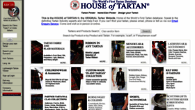 What Houseoftartan.com website looked like in 2021 (3 years ago)