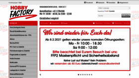 What Hobby-factory.com website looked like in 2021 (3 years ago)