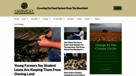 What Harvestpublicmedia.org website looked like in 2021 (3 years ago)