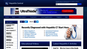 What Hepatitis-central.com website looked like in 2021 (3 years ago)