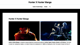 What Hunter-xhunter.com website looked like in 2021 (3 years ago)