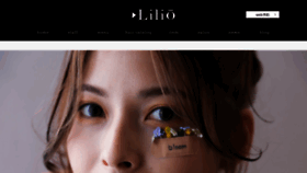 What Hairmake-lilio.com website looked like in 2021 (3 years ago)