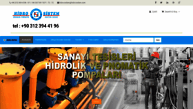 What Hidro-sistem.com.tr website looked like in 2021 (3 years ago)