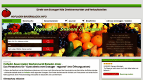 What Hofladen-bauernladen.info website looked like in 2021 (3 years ago)