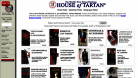 What Houseoftartan.co.uk website looked like in 2021 (3 years ago)