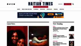 What Haitiantimes.com website looked like in 2021 (3 years ago)