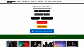 What Hdmoviezhub.club website looked like in 2021 (3 years ago)
