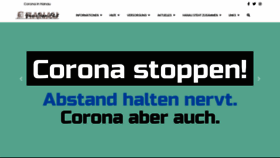 What Hanau-corona.de website looked like in 2021 (3 years ago)