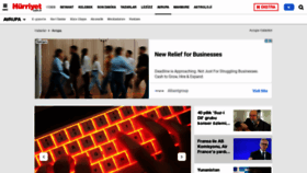 What Hurriyet.de website looked like in 2021 (3 years ago)