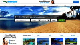 What Hawaiianbeachrentals.com website looked like in 2021 (3 years ago)