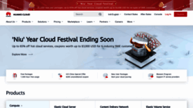 What Hwclouds.com website looked like in 2021 (3 years ago)