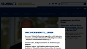 What Helmholtz.de website looked like in 2021 (5 years ago)