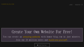 What Humor-blog.com website looked like in 2021 (4 years ago)