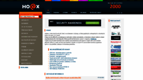 What Hoax.cz website looked like in 2021 (3 years ago)