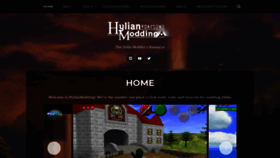 What Hylianmodding.com website looked like in 2021 (3 years ago)