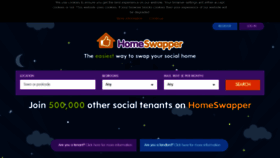 What Homeswapper.co.uk website looked like in 2021 (3 years ago)