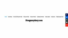 What Hougansydney.com website looked like in 2021 (3 years ago)