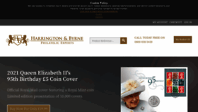 What Harringtonstamps.co.uk website looked like in 2021 (4 years ago)