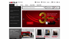 What Hafele.com.vn website looked like in 2021 (3 years ago)