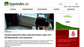 What Hypoindex.cz website looked like in 2021 (3 years ago)