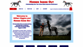 What Horsesinsideout.com website looked like in 2021 (3 years ago)