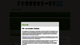 What Hilferuf.de website looked like in 2021 (3 years ago)