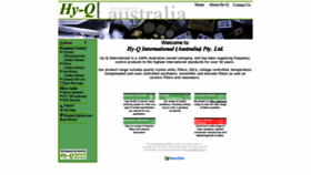 What Hy-q.com.au website looked like in 2021 (3 years ago)