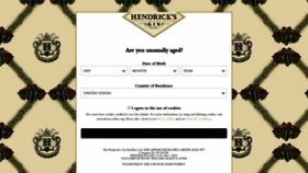 What Hendricksgin.com website looked like in 2021 (3 years ago)