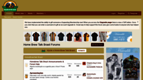 What Homebrewtalk.com.br website looked like in 2021 (3 years ago)