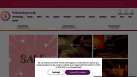 What Holisticshop.co.uk website looked like in 2021 (3 years ago)