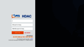 What Hdac-vnpost.pti.com.vn website looked like in 2021 (3 years ago)