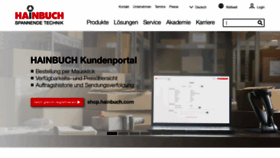What Hainbuch.com website looked like in 2021 (3 years ago)