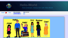 What Hello-world.com website looked like in 2021 (3 years ago)