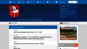 What Hlinsko.cz website looked like in 2021 (3 years ago)