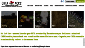 What Hemptrade.ca website looked like in 2021 (3 years ago)