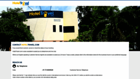 What Hoteltravel.com website looked like in 2021 (3 years ago)