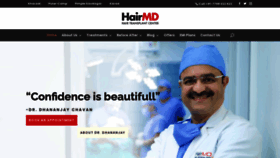 What Hairmdindia.com website looked like in 2021 (3 years ago)