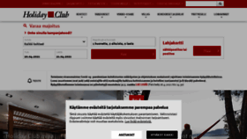 What Holidayclubresorts.com website looked like in 2021 (4 years ago)