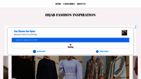 What Hijabfashioninspiration.com website looked like in 2021 (3 years ago)