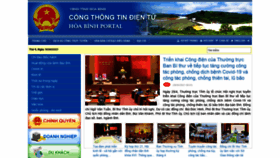 What Hoabinh.gov.vn website looked like in 2021 (3 years ago)