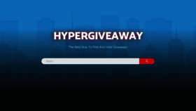 What Hypergiveaway.com website looked like in 2021 (3 years ago)