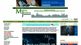 What Hkmj.org website looked like in 2021 (3 years ago)